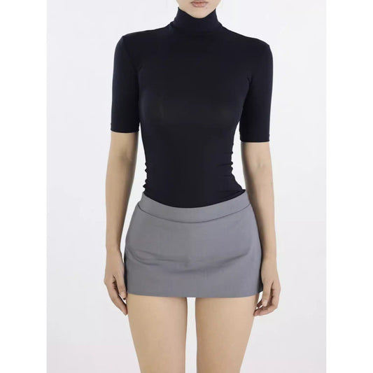 High-Waist Slim Fit Mini Skirt – Women’s Chic Bodycon Short Skirt