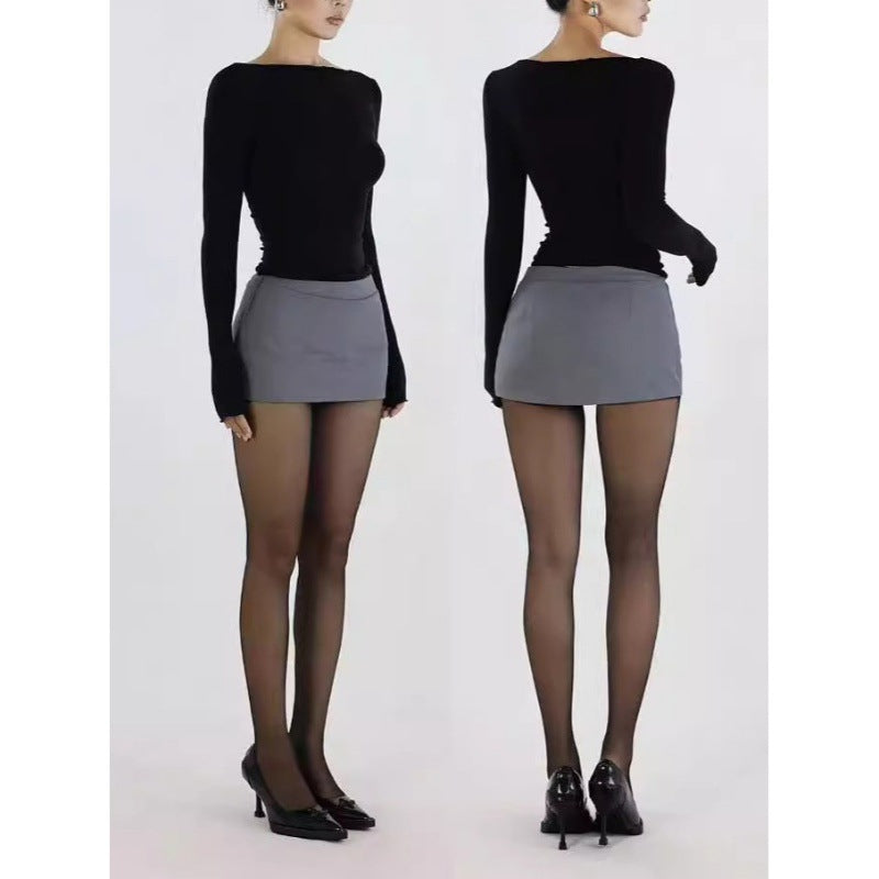 High-Waist Slim Fit Mini Skirt – Women’s Chic Bodycon Short Skirt